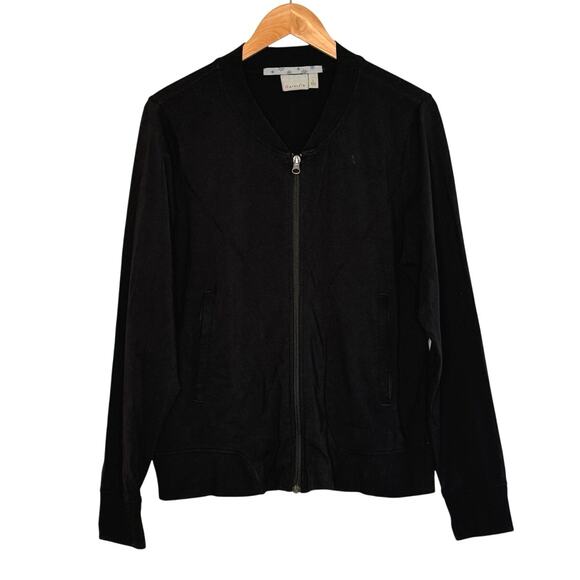 Athleta black bomber jacket size large - Picture 5 of 5